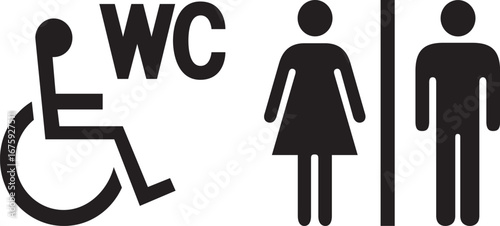 WC, Restroom, Accessibility, Men, Women