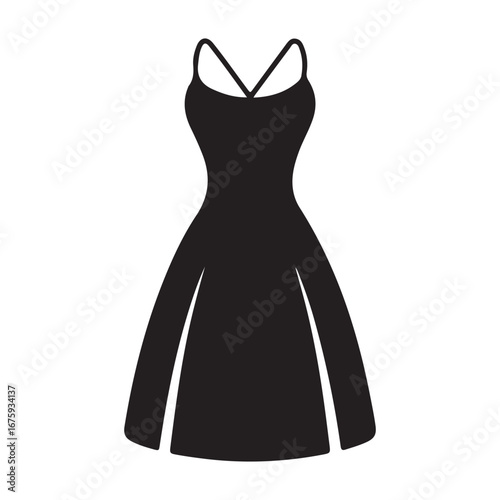 black dress on mannequin