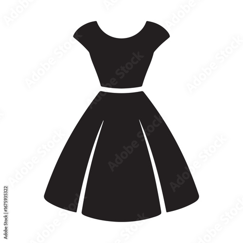 black dress on mannequin