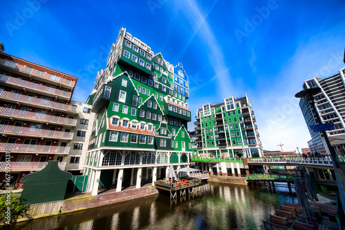 Fototapeta A Famous Spot in Zaandam, Netherlands