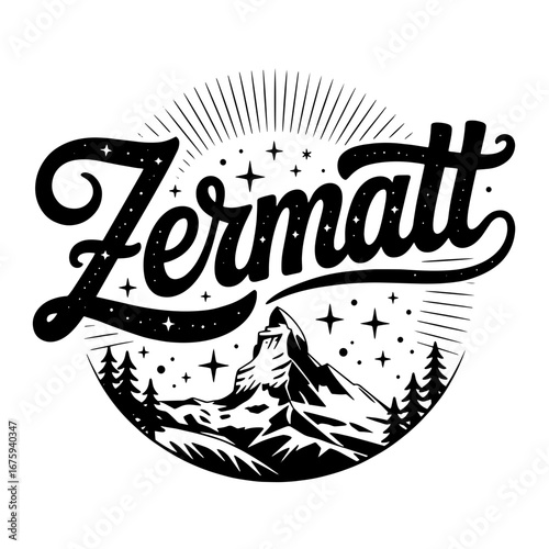 Exploring the beauty of Zermatt with its stunning mountains and starry night sky