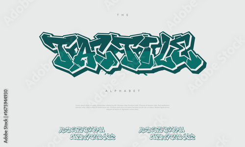 Urban Hip Hop Graffiti Lettering Style