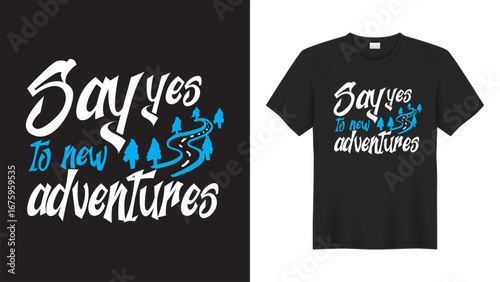 Adventure t-shirt design vector illustration