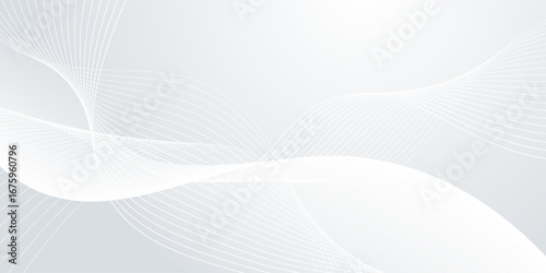 Abstract geometric background in white and gray. Vector illustration.