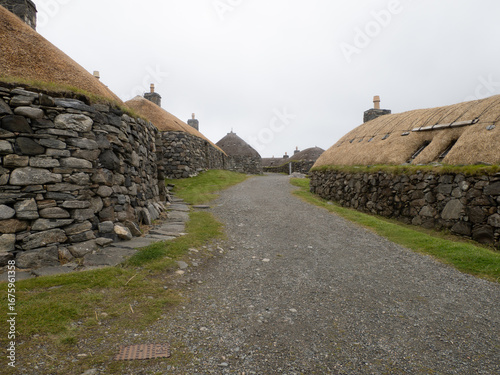Gearranan Blackhouse Village, en Lewis & Harris, Islas Hébridas, Escocia