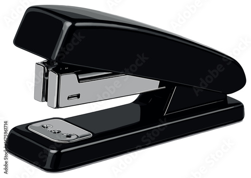 Office equipment 3d icon. featuring stapler