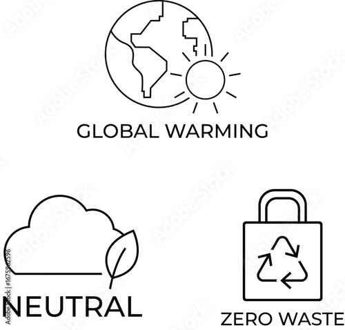 Cloud computing logo and concept vector illustration with internet technology symbols and business communication icons