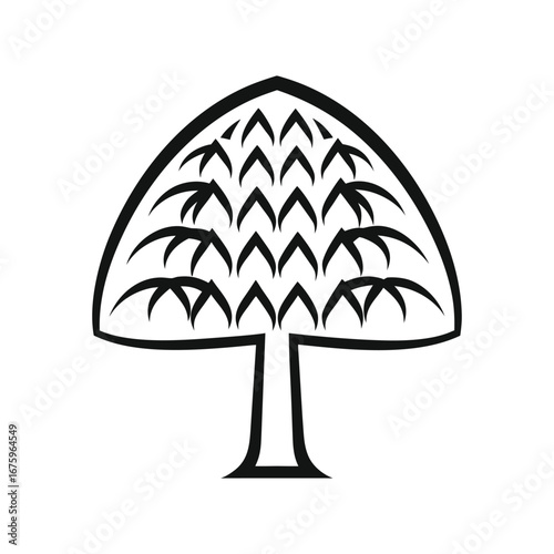 vector illustration of a tree