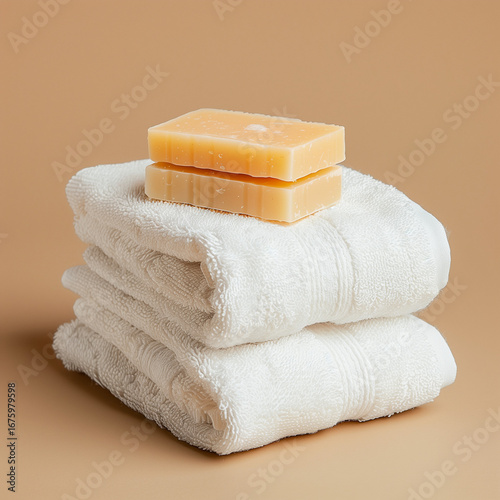 set of clean, folded white towels, spa, relationship, lifestyle