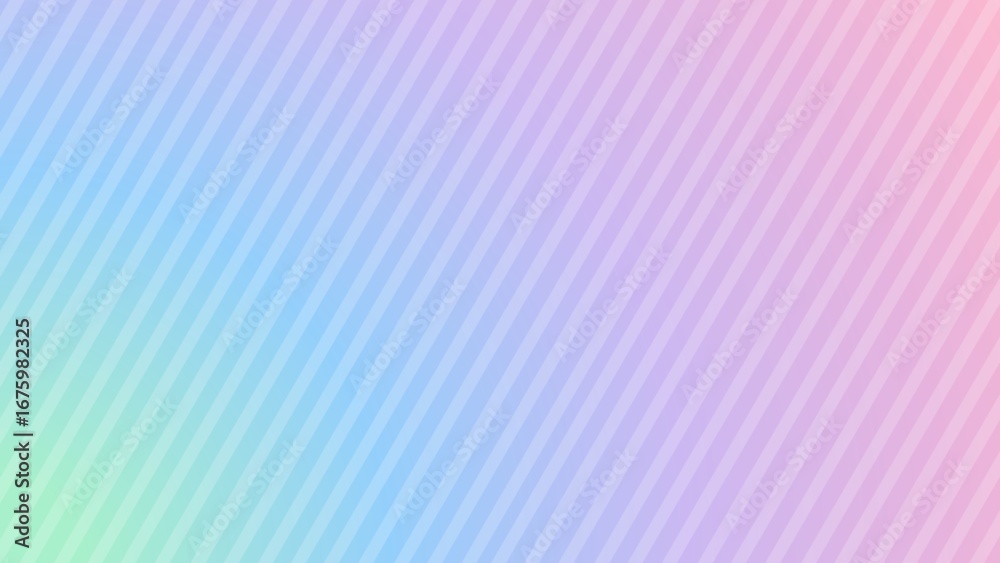 Fototapeta premium Gradient and striped simple and cute background