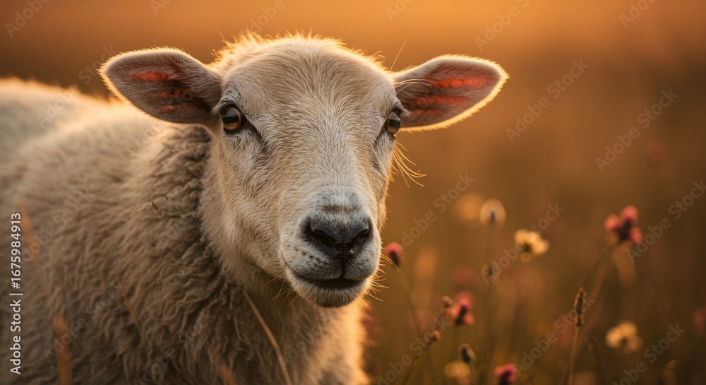 Obraz premium Golden Hour Lamb