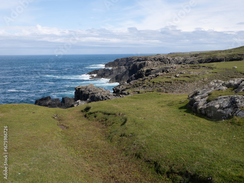 Acantilados de Butt of Lewis, en Lewis & Harris, Islas Hébridas, Escocia