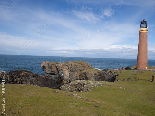 Faro de Butt of Lewis, en Lewis & Harris, Islas Hébridas, Escocia