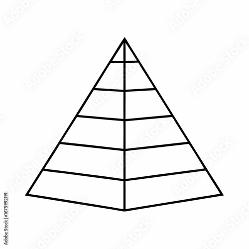 Ancient Pyramid Vector Illustration