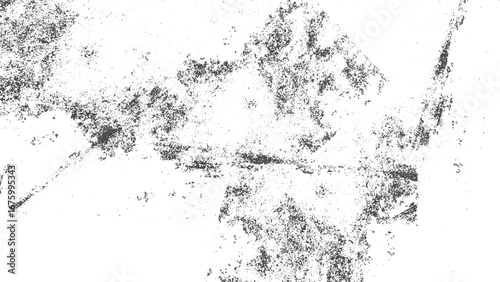 Abstract grunge black and white distressed texture background. Black blots and spots on a white background. 