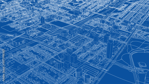 Detailed City Blueprint