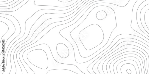 Abstract topographic contours map background with detailed geographic terrain elevation lines, landscape relief patterns, and modern cartography design grid illustration