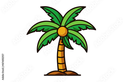 tropical palm tree