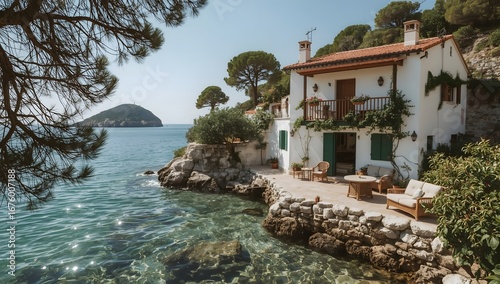 Picturesque Mediterranean house by the sea