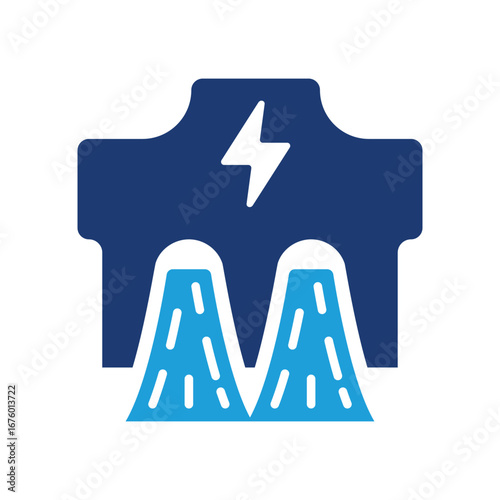 Hydro power icon