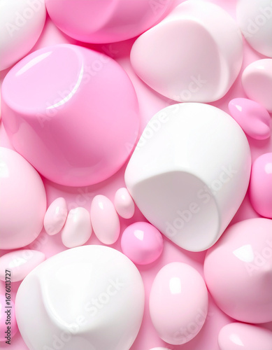 abstract pink and white background