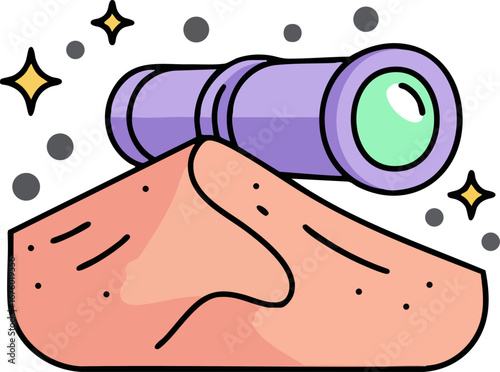 Desert Exploration Monocular Sand Dune Safari Adventure Icon