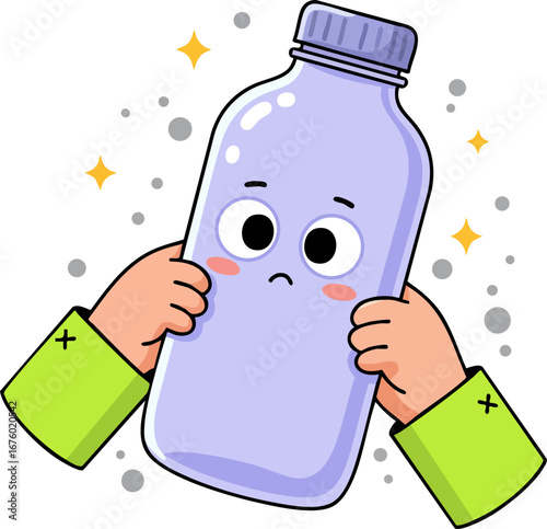 Hydration and Water Consumption with Sad Bottle