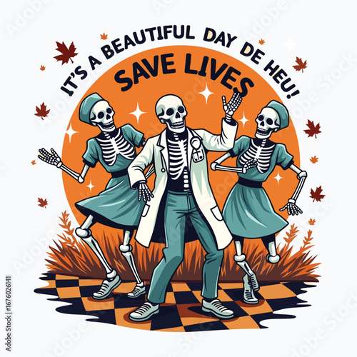 Spooky Pumpkin Night – Halloween Party T-Shirt and Wishing Card Design.