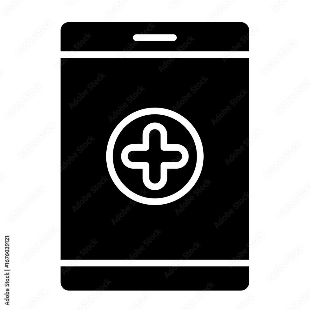 Obraz premium Mobile Vector Icon