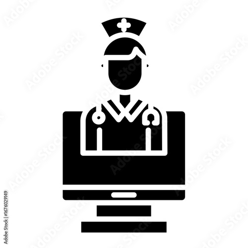 Telehealth Vector Icon