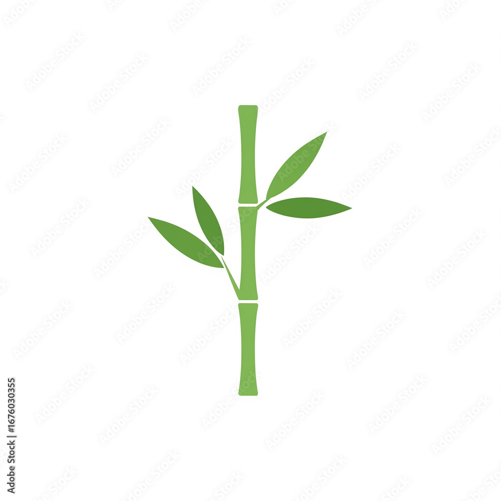 Fototapeta premium bamboo plant isolated on white