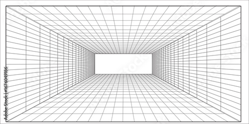 Vector illustration of optical illusion background