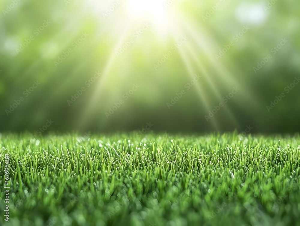 Fototapeta premium Green Grass Background Image
