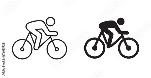 cycling icon, 