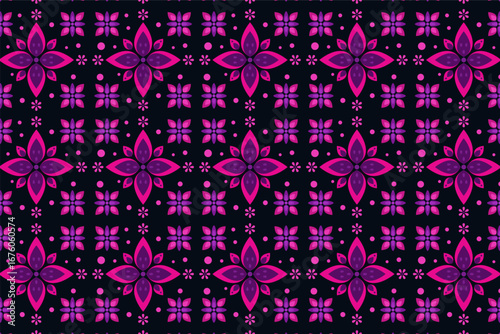 Batik Floral Pattern