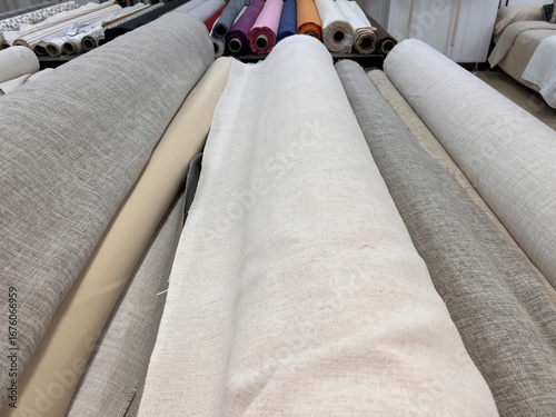 rolls and pieces of clothing