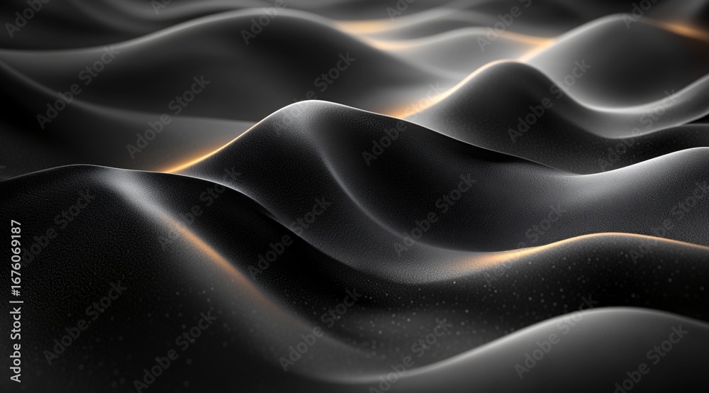 Obraz premium black satin background