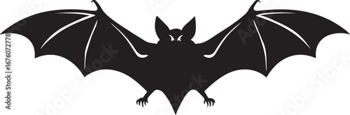 bat, flying, silhouette, wings, spread, night, nocturnal, animal, creature, mammal, dark, black, icon, symbol, halloween, spooky, scary, haunted, gothic, horror, mystery, danger, shadow, shape, outlin