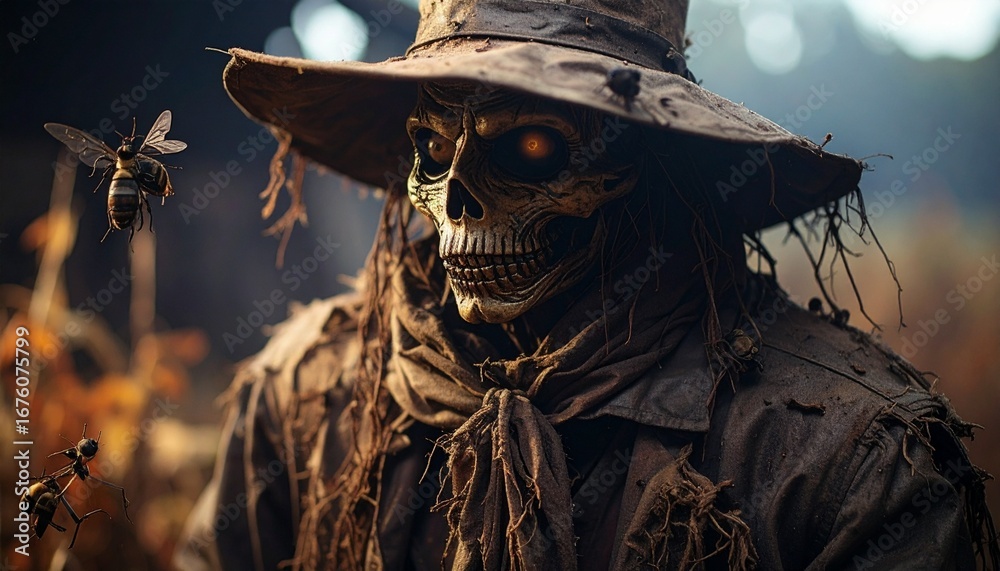 Fototapeta premium Halloween Geister Spinnen