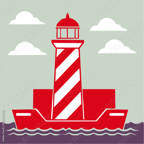 Leuchtturm an der Küste