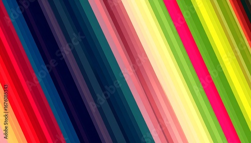 Diagonal striped colorful background