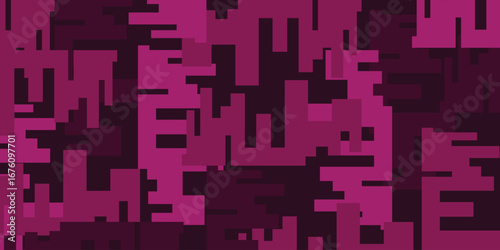 camouflage retro pixel design with tonal pink