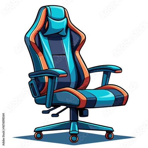 Comfortable and Stylish Gaming Chair Ready for Long Hours of Play