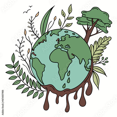 green planet earth