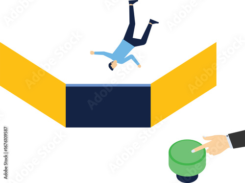 failure,Businessman is eliminated

