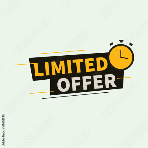 Limited offer button template