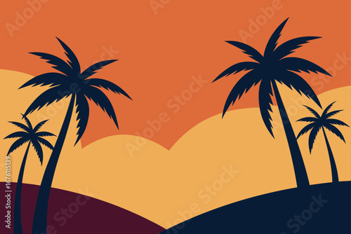 palm tree on the beach