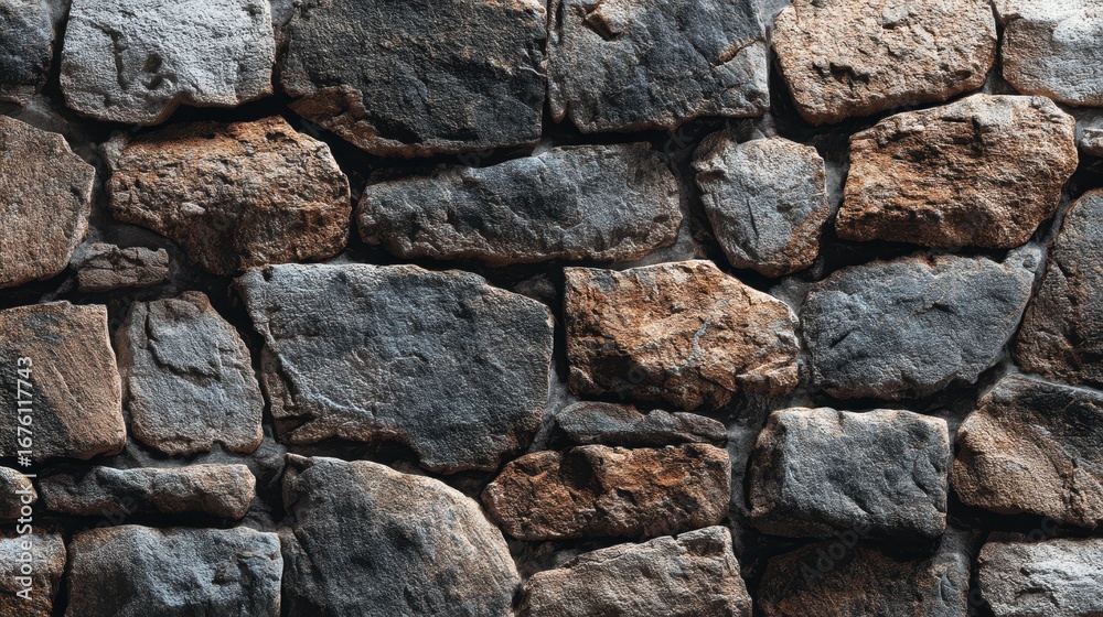 Obraz premium Detailed Stone Wall Texture for Background and Design Projects