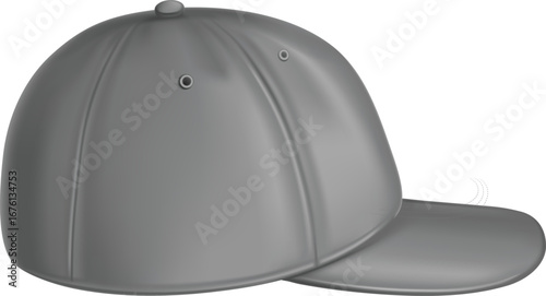 black baseball cap