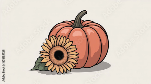 Celebrate the season with beautiful, vibrant pumpkins and sunflowers. These iconic symbols of autumn will bring warmth and cheer to your home. Perfect for fall decorations and festive gatherings.
